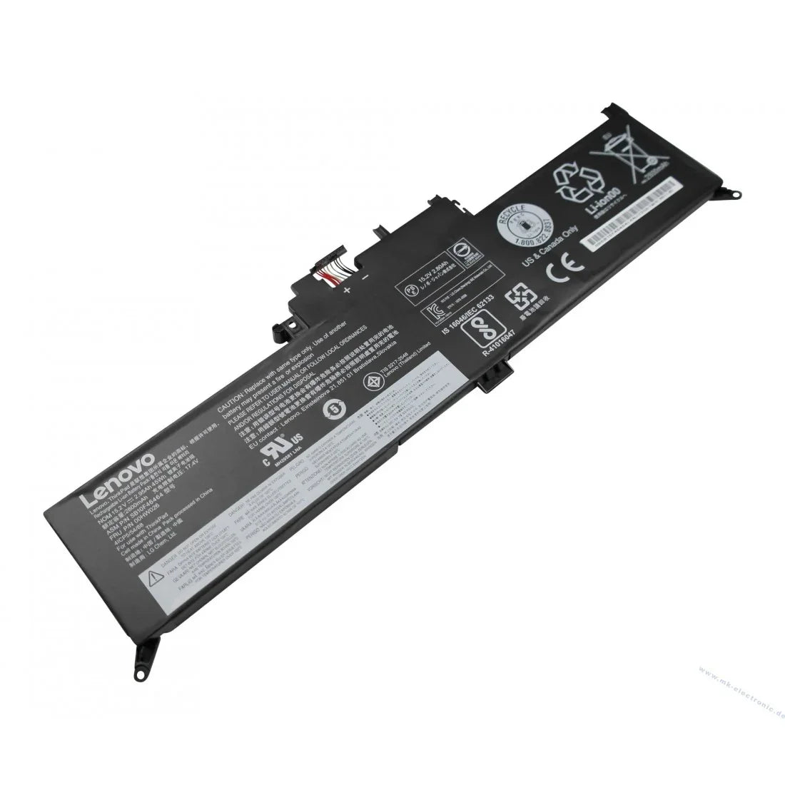 Compatible 44Wh Lenovo ThinkPad Yoga 260 Series 00HW027 00HW026 SB10F46464 SB10F46465 Laptop Battery