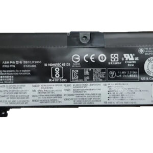 11.46V 27Wh Compatible 01AV406 Lenovo ThinkPad T460s T470s Series Notebook 01AV405 01AV408 SB10J79003 SB10J79005 Laptop Battery