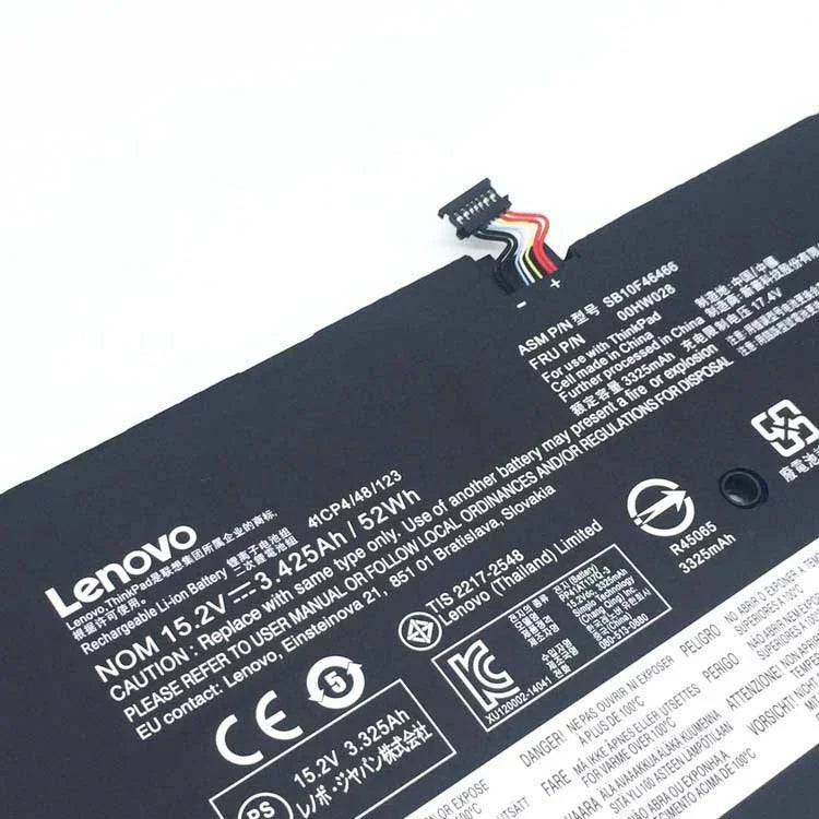 52Wh 00HW028 Lenovo ThinkPad X1 YOGA Carbon 4 X1C yoga Carbon 6 SB10F4647 01AV410 01AV439 Laptop Battery - Image 2