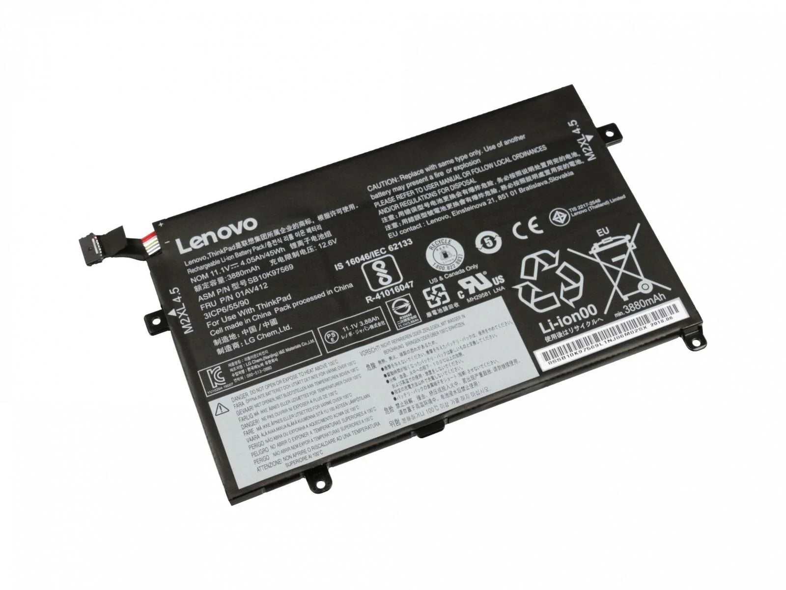 Compatible Lenovo ThinkPad E470 E470C E475 01AV411 01AV412 01AV413 Laptop Battery