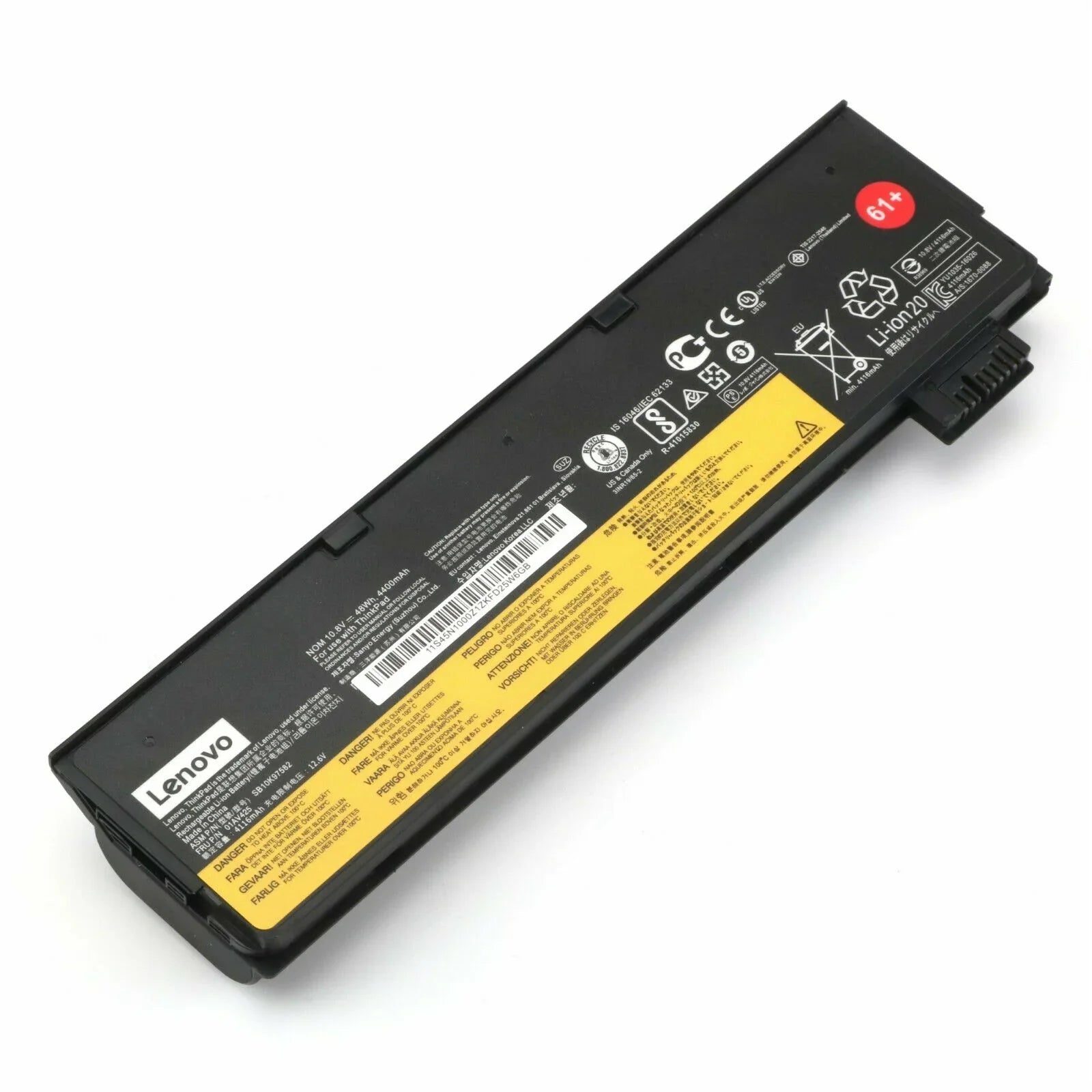 Compatible 01AV424 Lenovo ThinkPad T470 T480 T570 T580 01AV425, 01AV428, 01AV492, SB10K97585 61+ Laptop Battery - Image 2