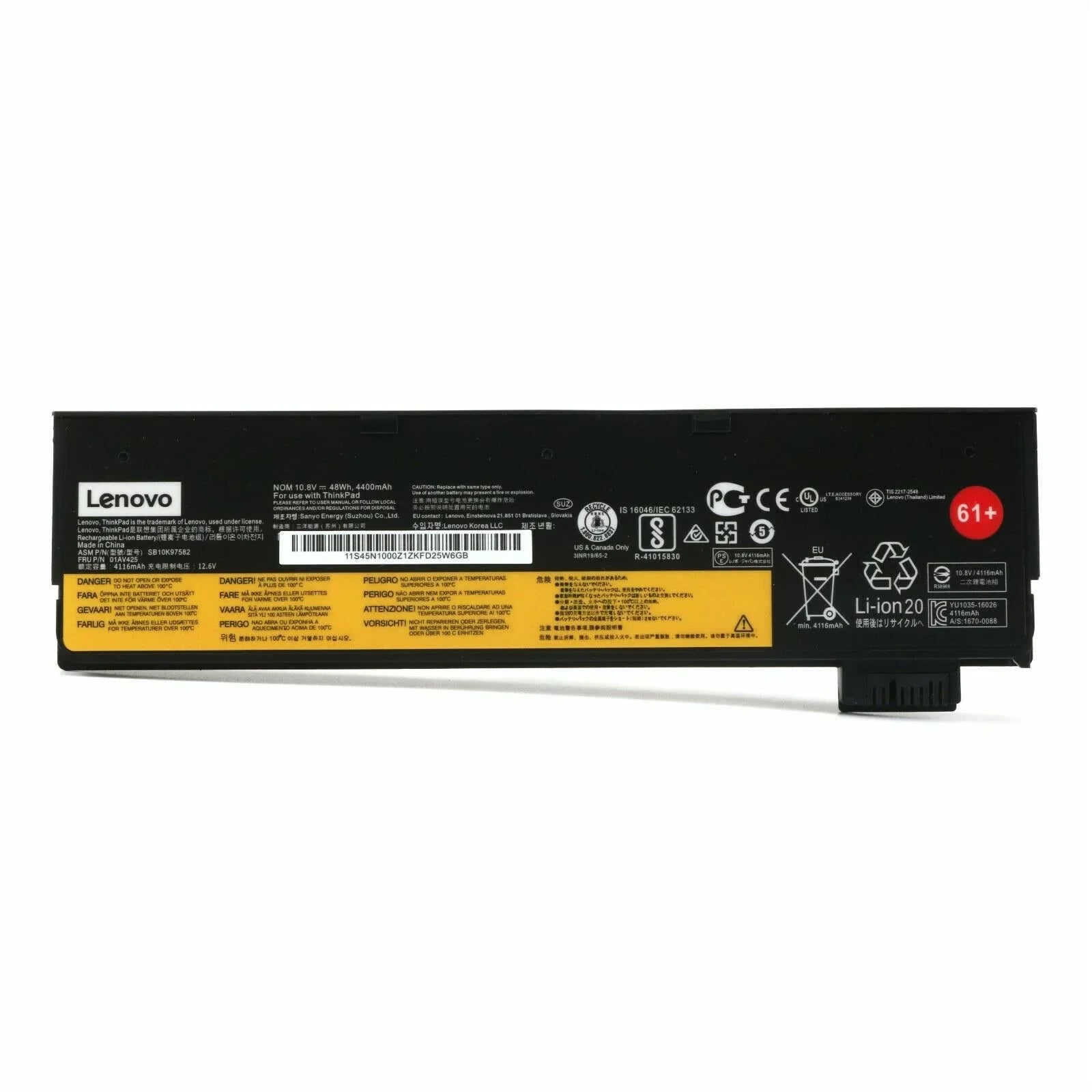 Compatible 01AV424 Lenovo ThinkPad T470 T480 T570 T580 01AV425, 01AV428, 01AV492, SB10K97585 61+ Laptop Battery - Image 5