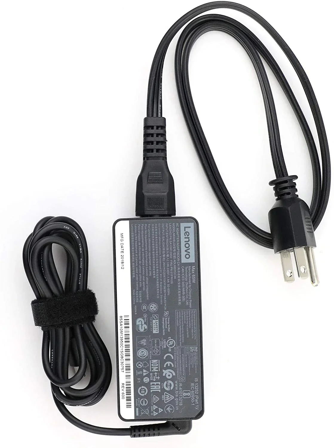 Compatible 20V 3.25A 65W USB Type C Ac Power Adapter Charger for Lenovo Thinkpad X1 Carbon Yoga 5 X270 X280 T580 P51s P52s E480 E470 Laptop - Image 3