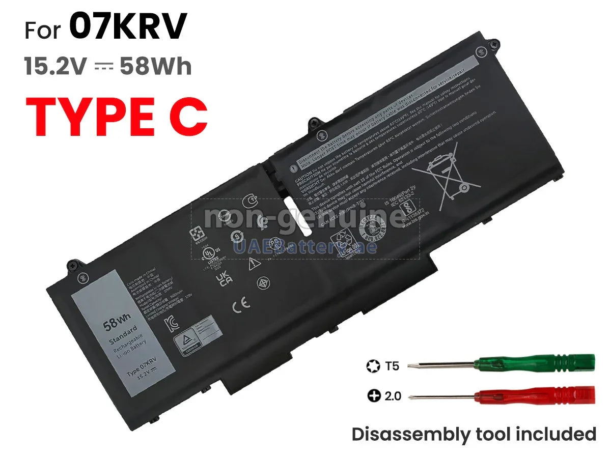 Dell Latitude 5330 7530 7430 7330 FK0VR FKOVR 8H6WD 8P81K OEM New Compatible Laptop Battery - Image 3