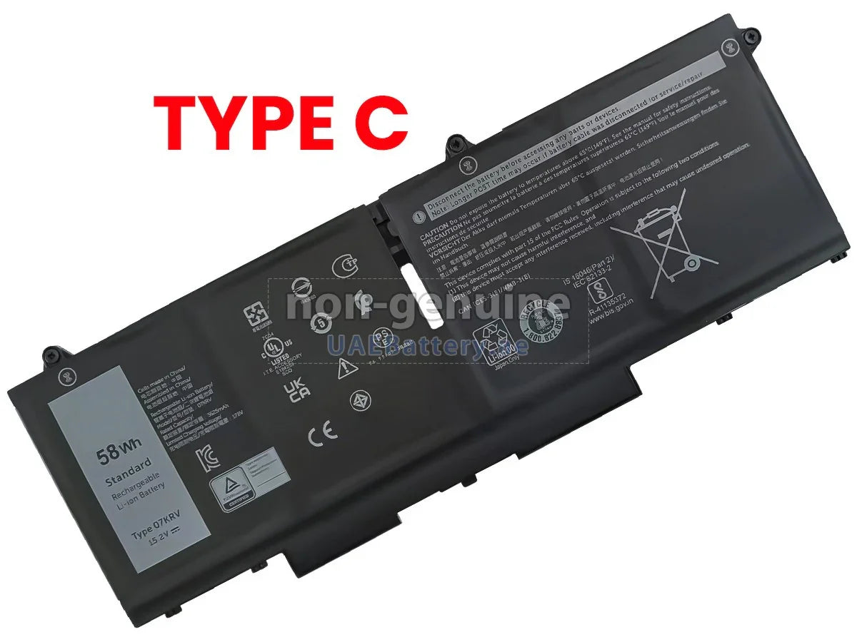 Dell Latitude 5330 7530 7430 7330 FK0VR FKOVR 8H6WD 8P81K OEM New Compatible Laptop Battery - Image 2