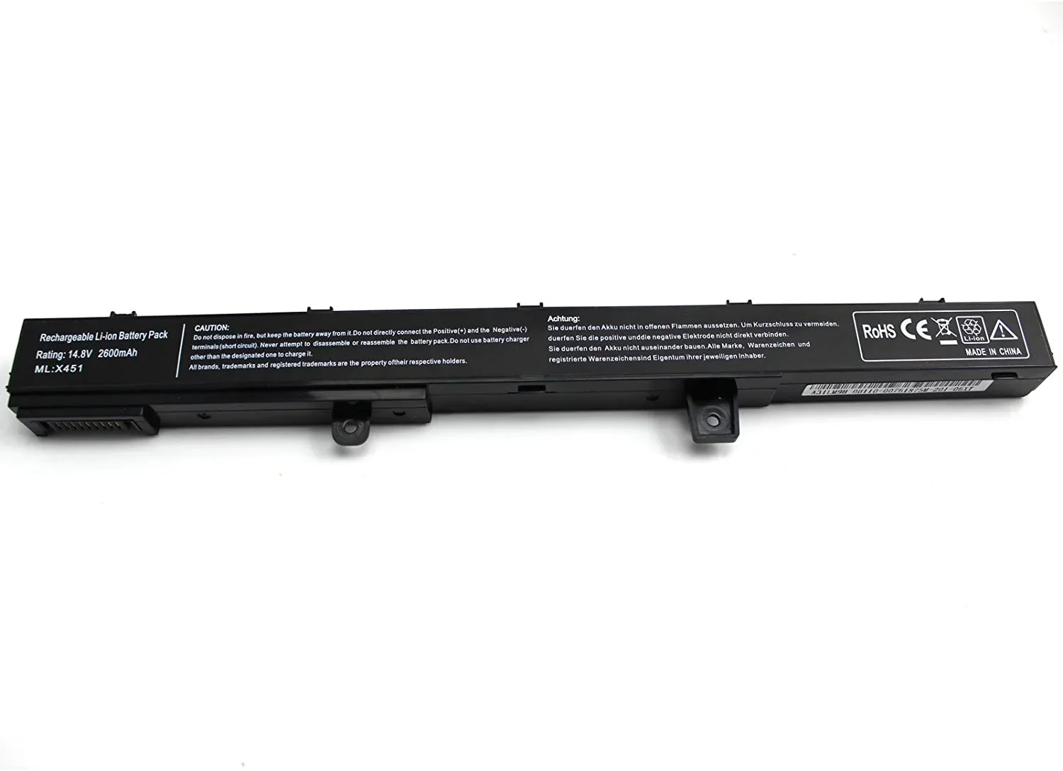 Asus X551C, X451CA-VX065D, X551MAV-SX942H A41N1308 Replacement Laptop Battery