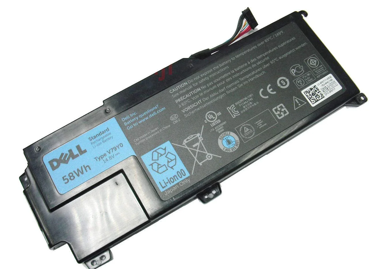 14.8V 58Wh Compatible V79Y0 V79YO YMYF6 0YMYF6 Dell XPS L412x L412z 14z 14Z-L412X 14Z-L412Z Tablet Laptop Battery