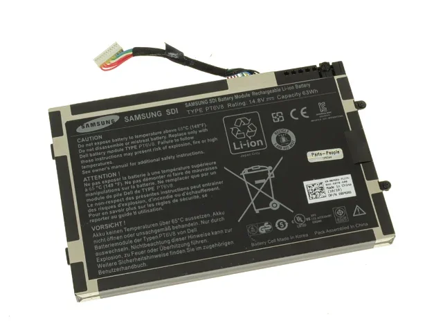 63Wh Compatible 8P6X6 P06T PT6V8 T7YJR Dell Alienware M11x M14x R1 R2 R3 08P6X6 Laptop Battery