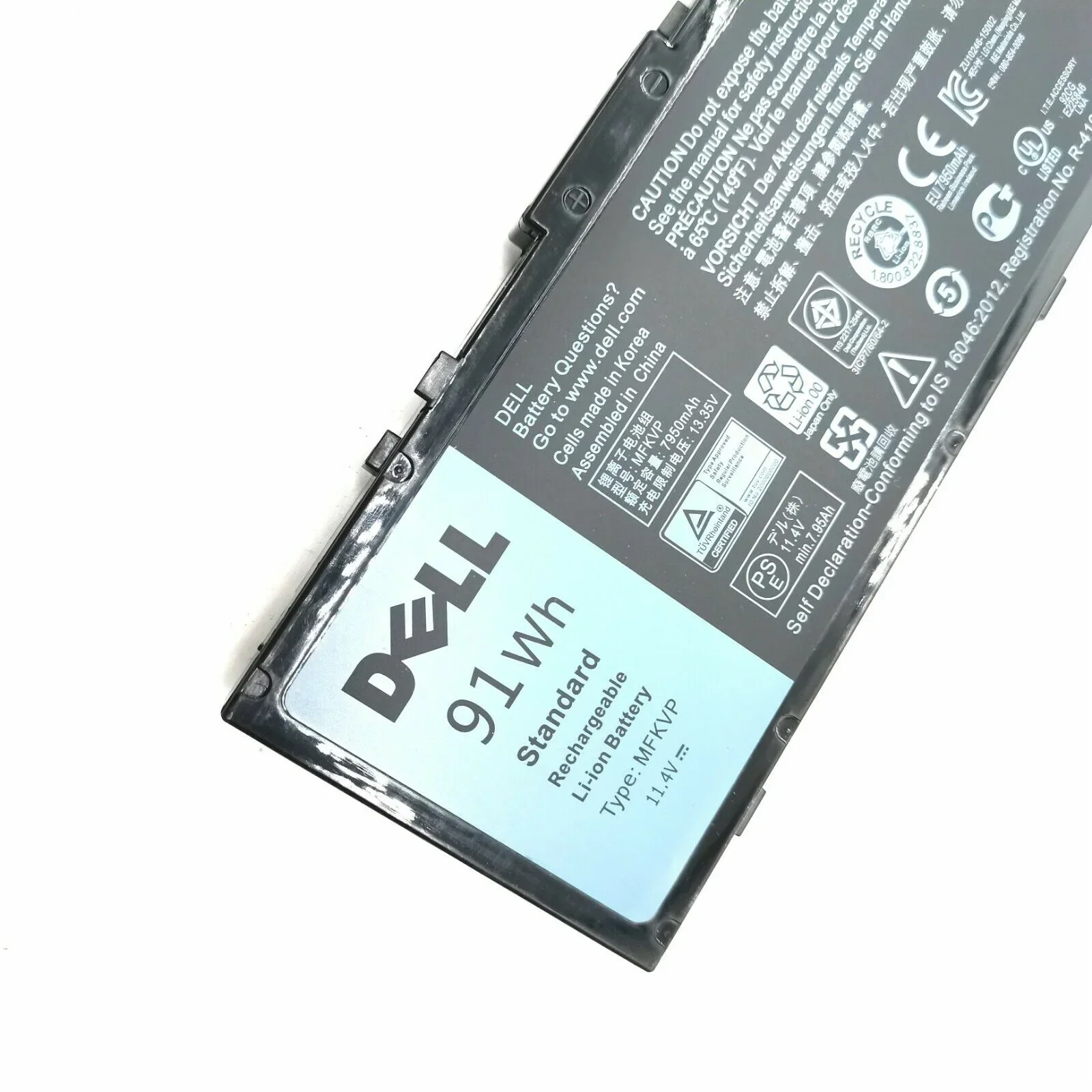91Wh MFKVP Compatible Dell Precision 15 (7510) / 17 (7710) Laptop battery - Image 3