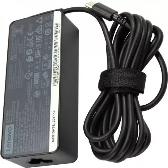 POWER ADAPTER 65W 5V/9V/15V/20V, USB-C, ORIGINAL LENOVO