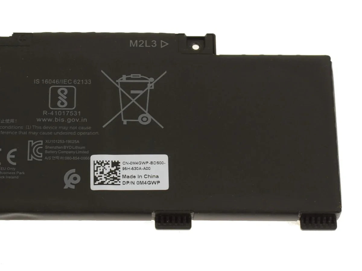 51Wh Compatible 266J9 Dell Inspiron 14 5490, G3 3590 Series, P89F001 3-cell Laptop Battery - Image 3