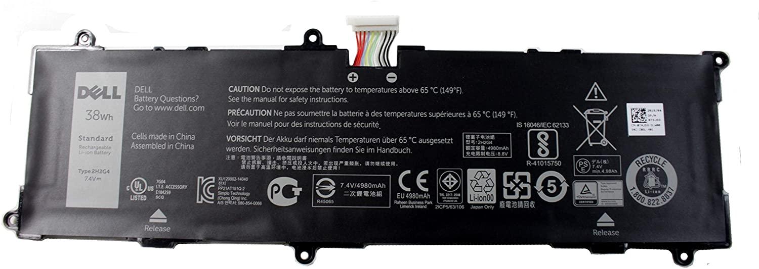 7.4V 38wh Compatible 2H2G4 Laptop Battery compatible with DELL Venue 11 Pro 7140 2H2G4 21CP5/63/105 2217-2548 Tablet - Image 2