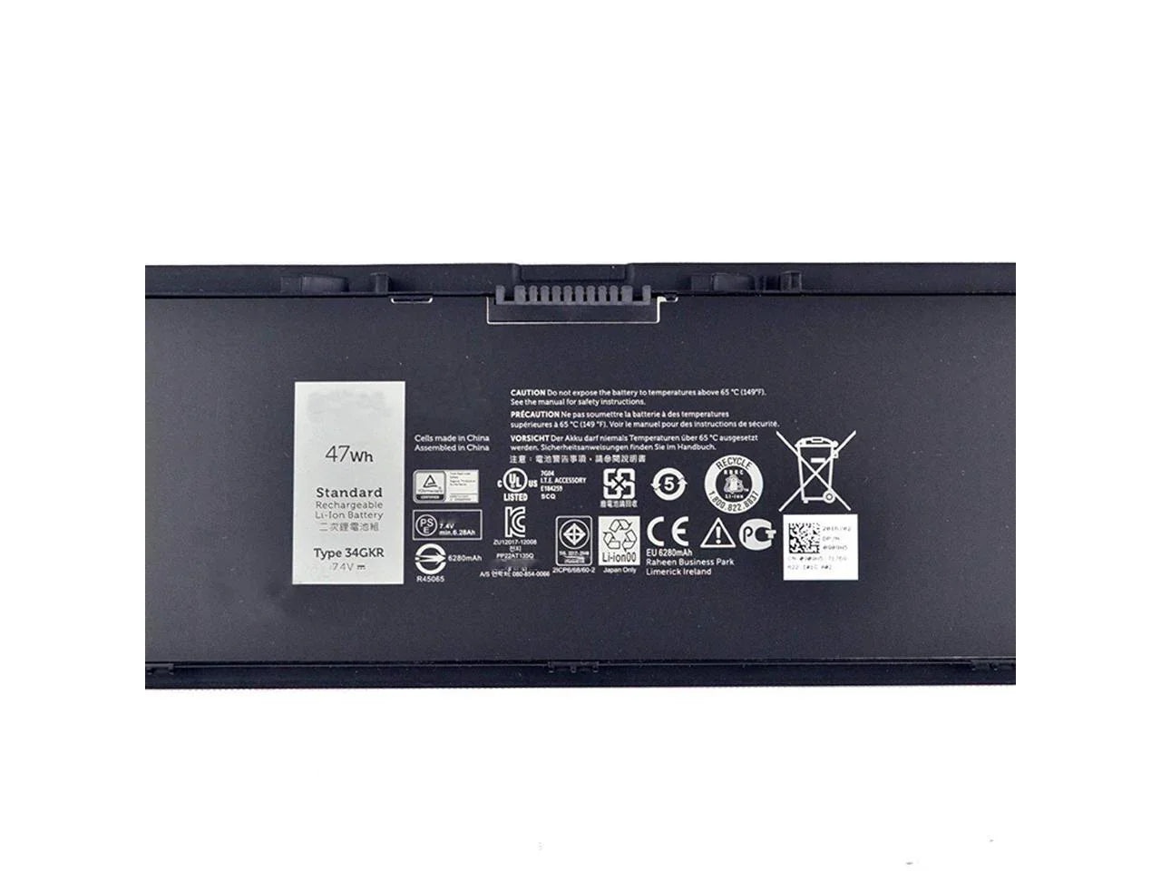 Dell Latitude E7440 Series 34GKR, G0G2M 7.6V or7.4V 6200mAh replacement battery - Image 3