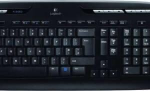 Logitech MK330 Wireless Keyboard & Mouse Combo, Comfortable Typing with Low-profile Keys, Advanced 2.4 Ghz Wireless, Extended Battery Life, Arabic English Layout, Black | 920-003983