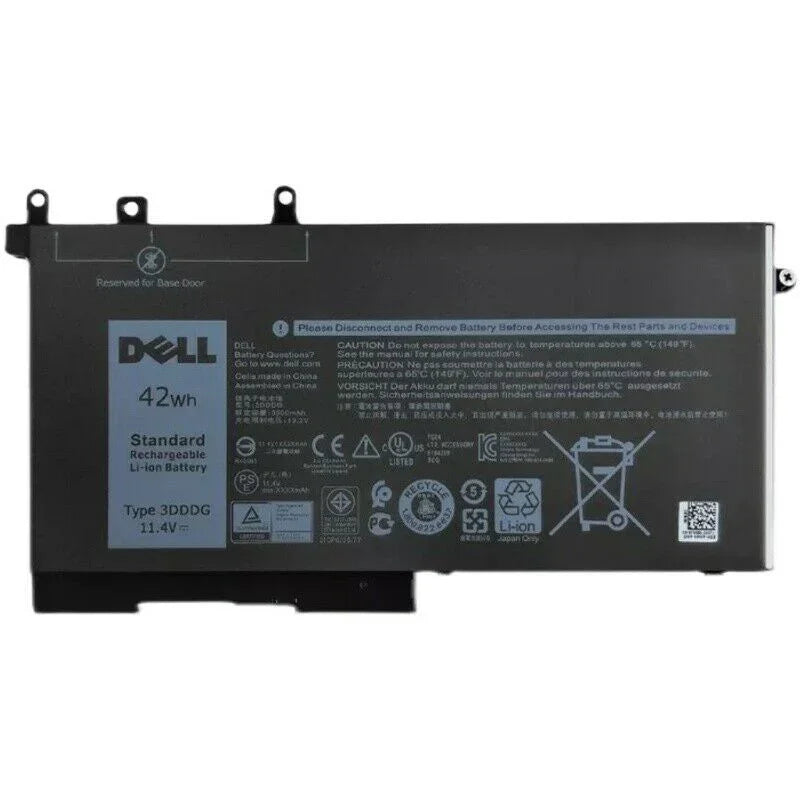 Compatible 3DDDG 03VC9Y 42Wh Dell Latitude 14 5490, Latitude 15 5580, 5590 Latitude E5280 E5480 Series Laptop Battery