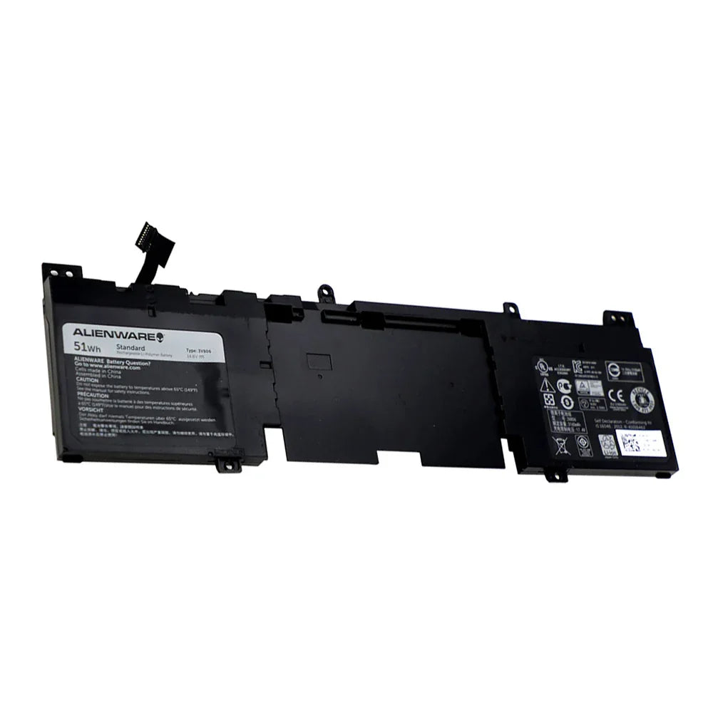 51wh Compatible 3V806 Dell Alienware R1 R2 ECHO 13 QHD Series Laptop Battery - Image 2