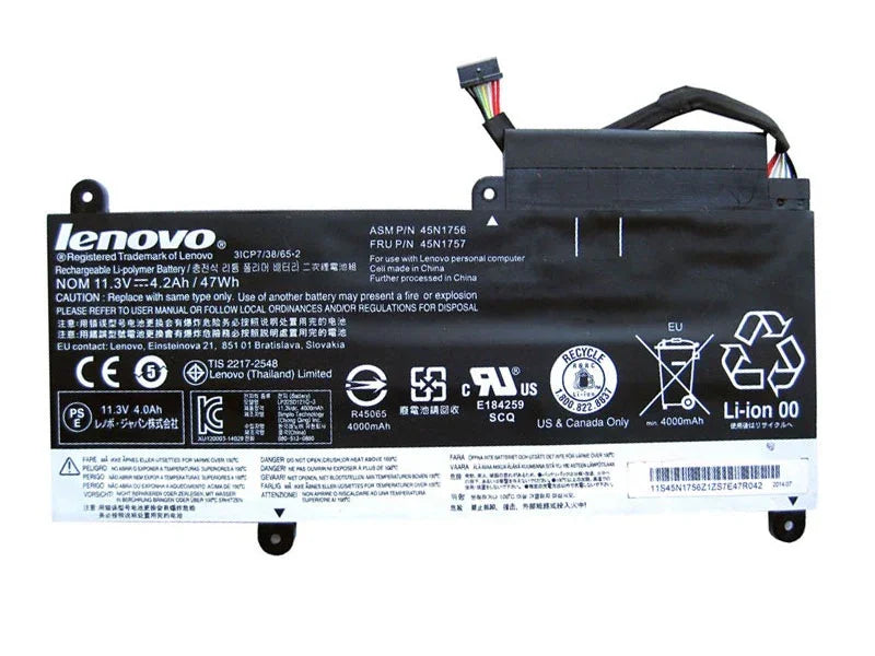 Compatible Lenovo ThinkPad E450, E450, E450C, E455, E460, E460C, ThinkPad E450(20DCA001CD), 45N1754 45N1755 Laptop Battery