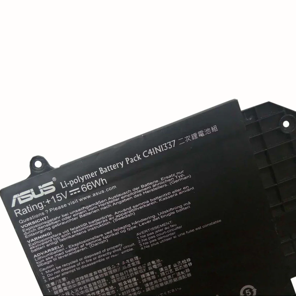C41N1337 Compatible Asus Portable AiO PT2001, PT2001-04, PT2001-05 Laptop Battery - Image 2