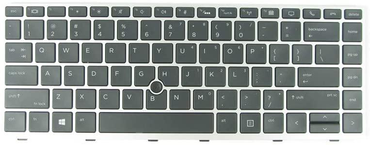 Compatible Hp Laptop Keyboard for ELITEBOOK 840-G5 / 745-G5 with mouse pointer and Backlit