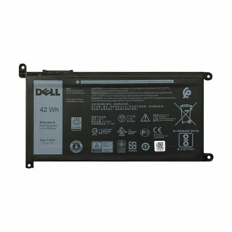 51KD7 Compatible Dell Chromebook 11 3181 2-in-1, Chromebook 11 3189 Laptop Battery - Image 2