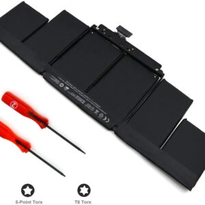 A1417 MacBook Laptop Battery Compatible with A1398 (Mid 2012 Early 2013), fits for MC975LL/A MC976LL/A ME664LL/A ME665LL/A (99WH)