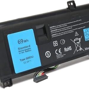 G05YJ Dell Laptop Battery Compatible with A14 R4 R3 14 A14 M14X R3 R4 P39G 14D-1528 ALW14D-1728 ALW14D-4728 ALW14D-4828 ALW14D-4828 ALW14 D-5528 ALW14D-5828 ALW14D-5728 ALW14D-2728 8X70T 0G05YJ