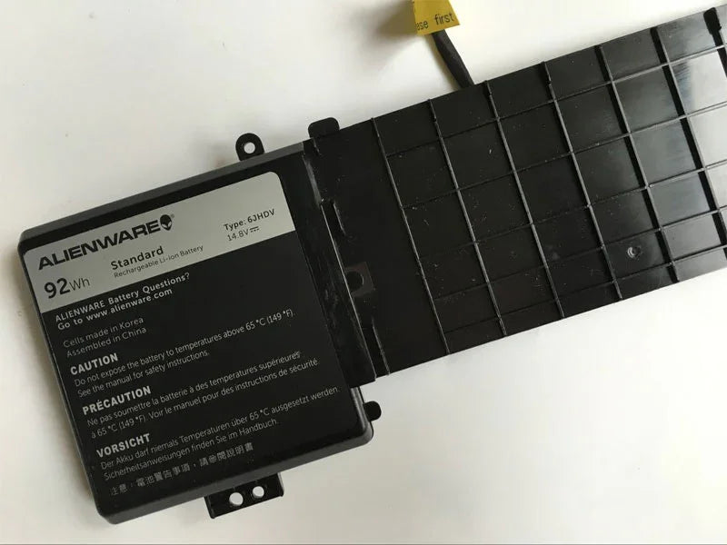 14.8V 92wh Compatible 6JHDV YKWXX 5046J Dell Alienware 17 R2 R3 Tablet Laptop Battery - Image 2