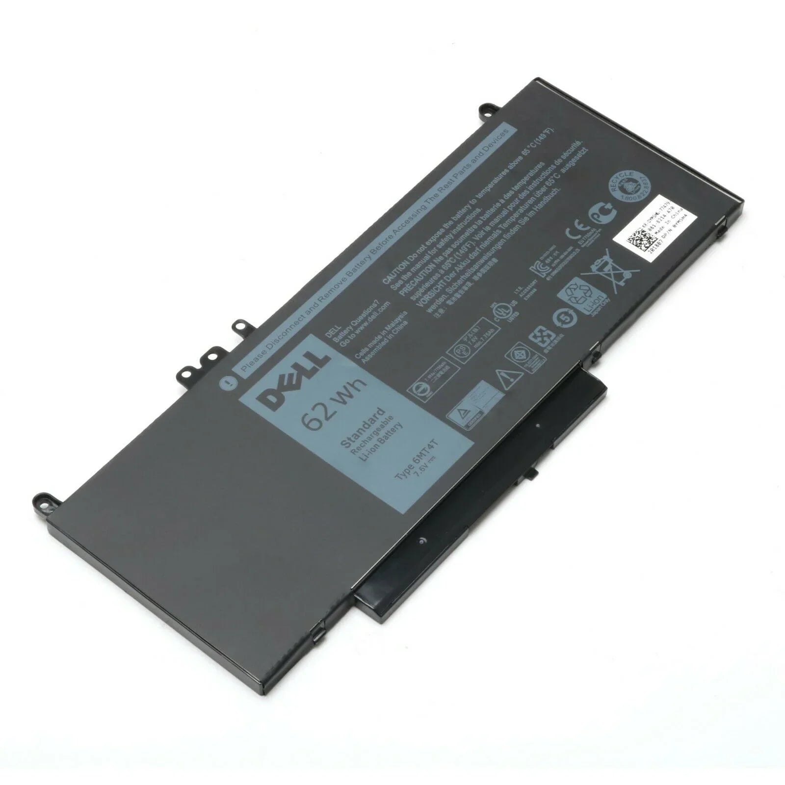 Compatible Dell Latitude E5470 / E5570 / Precision 3510 4-cell 62Wh Laptop Battery - 6MT4T - Image 2