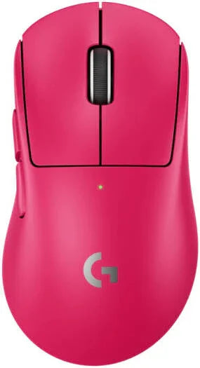 Logitech PRO X SUPERLIGHT 2 DEX LIGHTSPEED Wireless Gaming Mouse, Hero Sensor 2, 44000 DPI, Up To 8 kHz Polling Rate, Responsive Optical Precision, Up To 95 Hours Battery, Pink