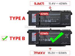 7FMXV Laptop Battery 63Wh Compatible with Dell Latitude 5320 7320 7420 7520 / Latitude 5320 2-in-1 / Latitude 7320 2-in-1 / Latitude 7420 2-in-1 Series 0TN2GY TN2GY 9JM71 4M1JN 1PP63 HDGJ8 - Image 2