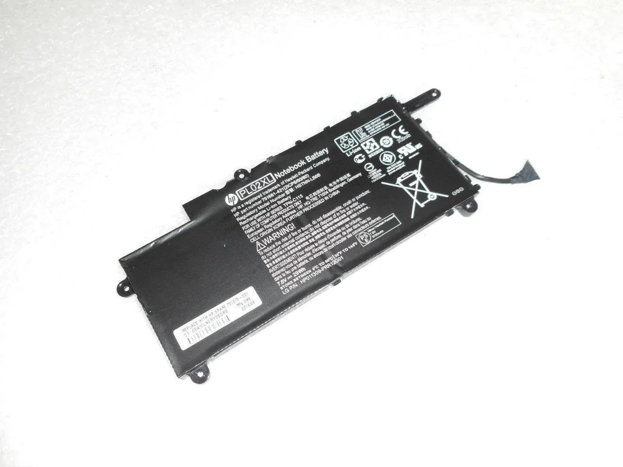 PL02XL Compatible Hp Pavilion 11-n X360 Series HSTNN-LB6B TPN-C115 751681-421(21CP6/60/80) PC 7.6V 29Wh Laptop Battery - Image 2