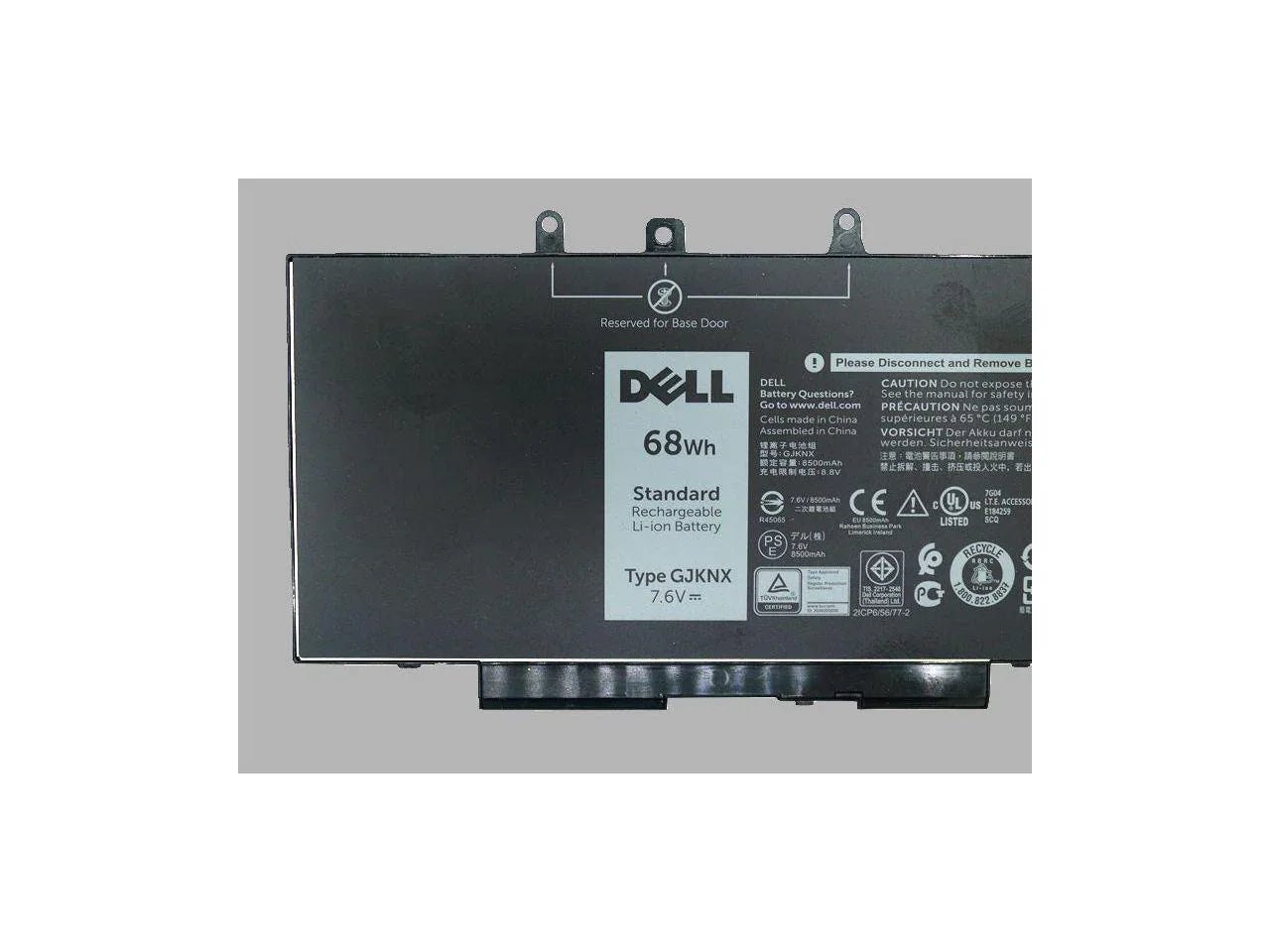 7.6V 68wh Compatible GJKNX GD1JP Dell Latitude 15 5580 5480 5280 M3520 M3530 Laptop Battery
