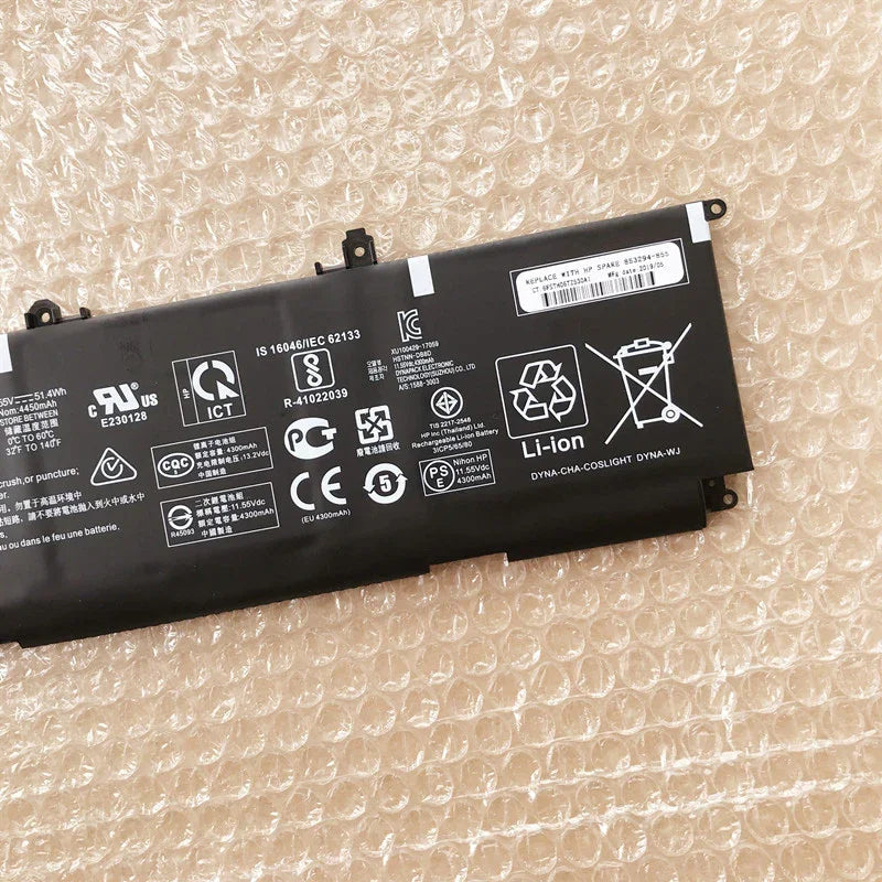 11.55V 51.4Wh AD03XL Compatible HP Envy 13-AD 921409-2C1 921439-855 HSTNN-DB8D Series Laptop Battery - Image 3
