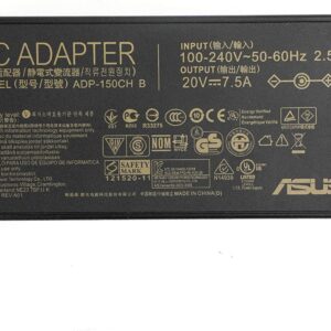 Compatible 150W Asus ROG Strix SCAR III G531GD-AL034T, 20V–7.5A (6PHI) ADP-150CH B Adapter for TUF Gaming FX505 FX506 FX705 G531GT G731GT series laptop