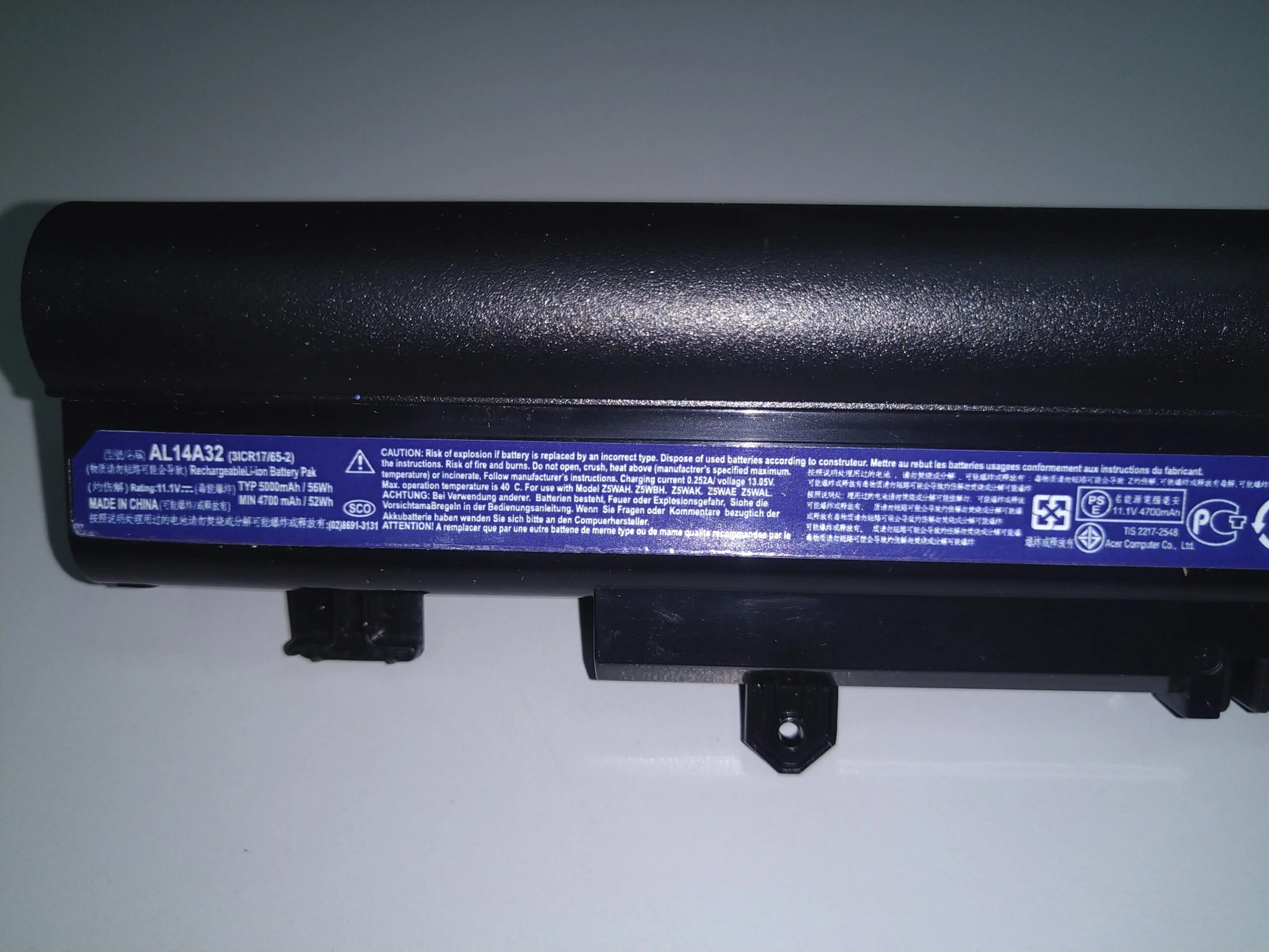 AL14A32 Compatible Acer Aspire E1-571 E1-571G Series, TravelMate P256-MG-38EJ Laptop Battery - Image 2