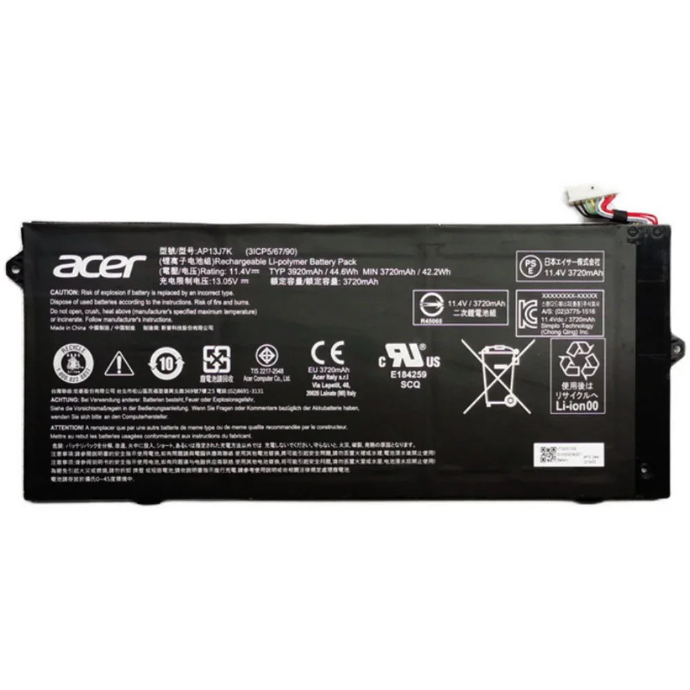 AP13J7K Compatible Acer ChromeBook C740 Series Laptop Battery