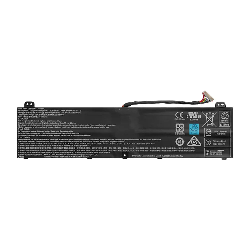 AP18JHQ Acer Predator Triton 500 PT515-51 Series, ConceptD 7 CN715-71 Laptop Battery