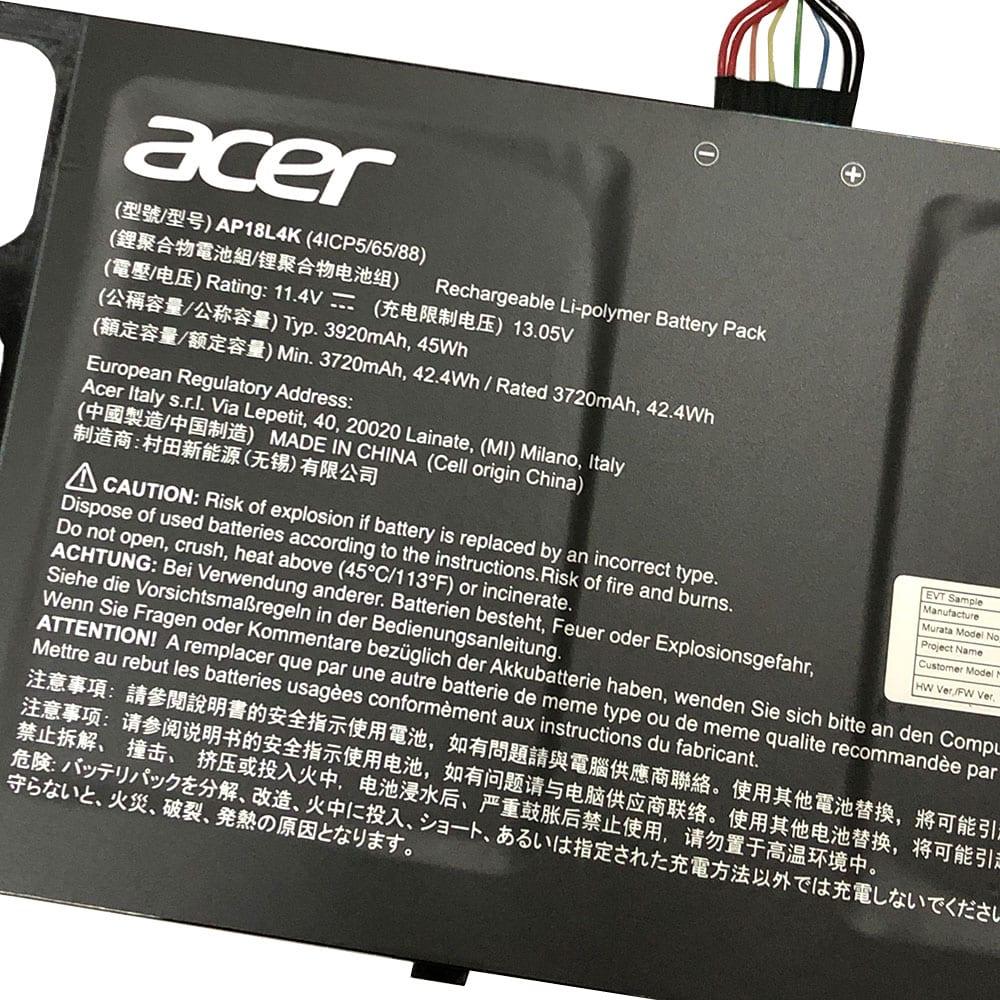 AP18L4K Compatible Acer TravelMate P6 P614-51-G2, TravelMate P614-51-G2-51Z5 Laptop battery - Image 2
