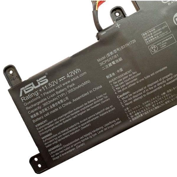 B31N1729 Compatible Asus VivoBook S15 K530FN-EJ219R, X530UA-1G, X530UA-2F Laptop Battery - Image 2