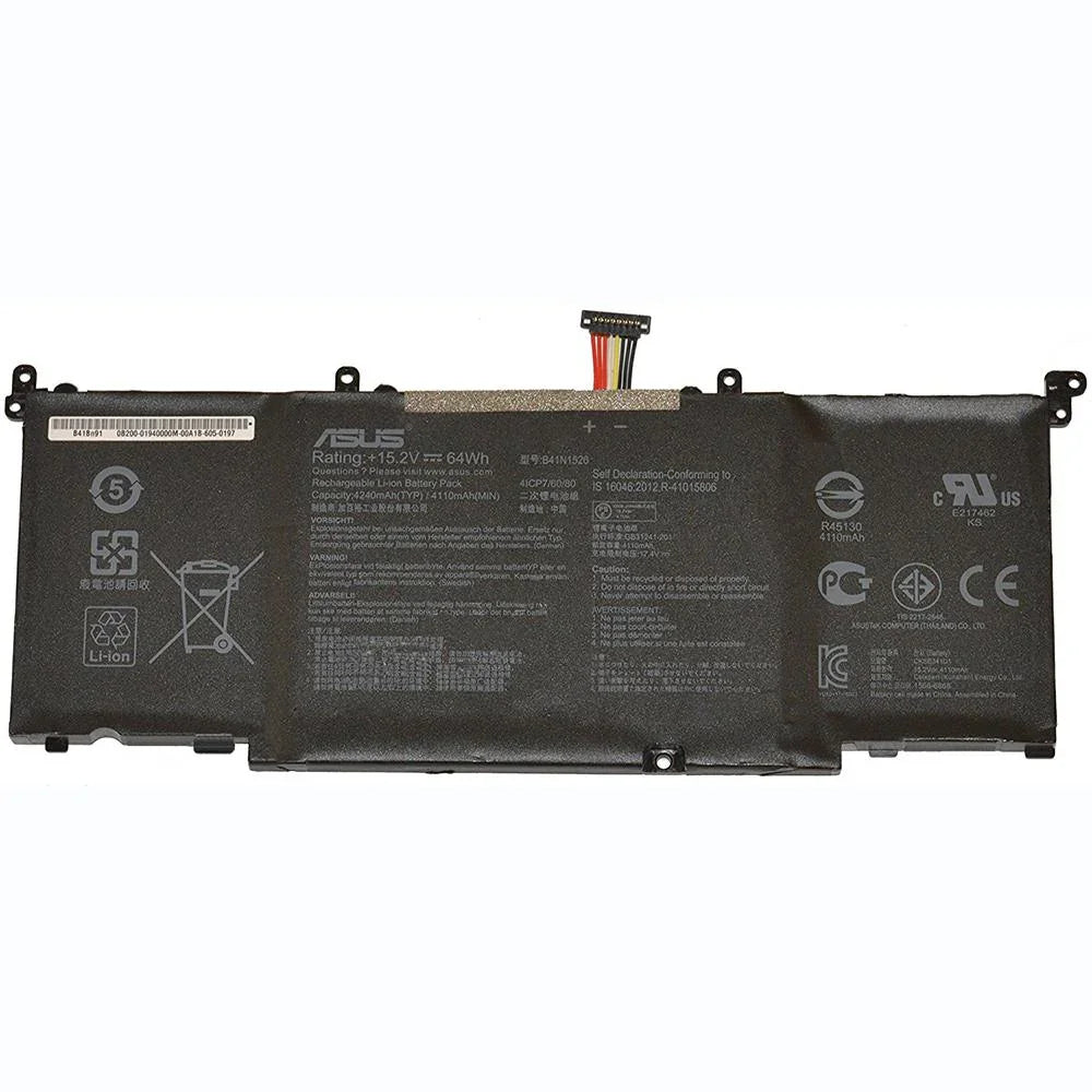 15.2V 64Wh Compatible B41N1526 Asus ROG Strix GL502 GL502V GL502VT GL502VT-1A S5 S5VT6700 Laptop Battery