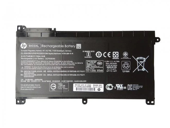 ON03XL Compatible HP Pavilion X360 13-U000NB, Stream 14-AX001NU BI03XL Laptop Battery