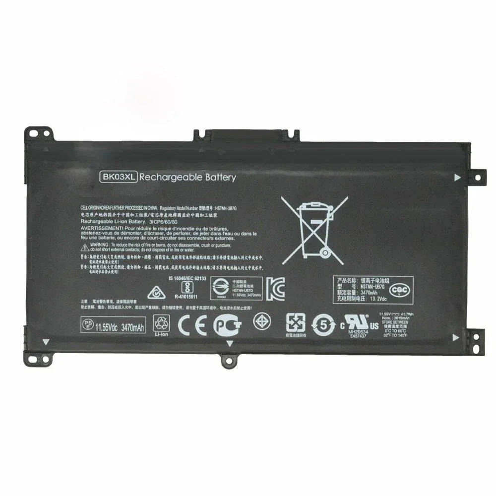 HP Pavilion x360 14-BA016UR, BK03XL HSTNN-UB7G 916366-541 Replacement Laptop Battery
