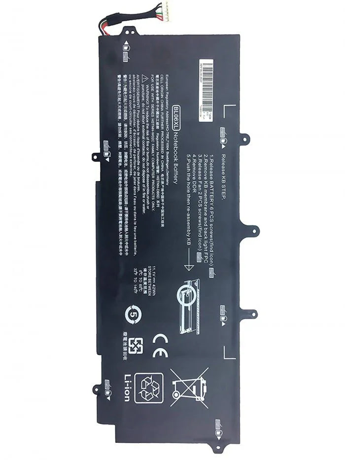 HP BL06XL, BL03XL, BL06042XL Replacement Laptop Battery - Image 2