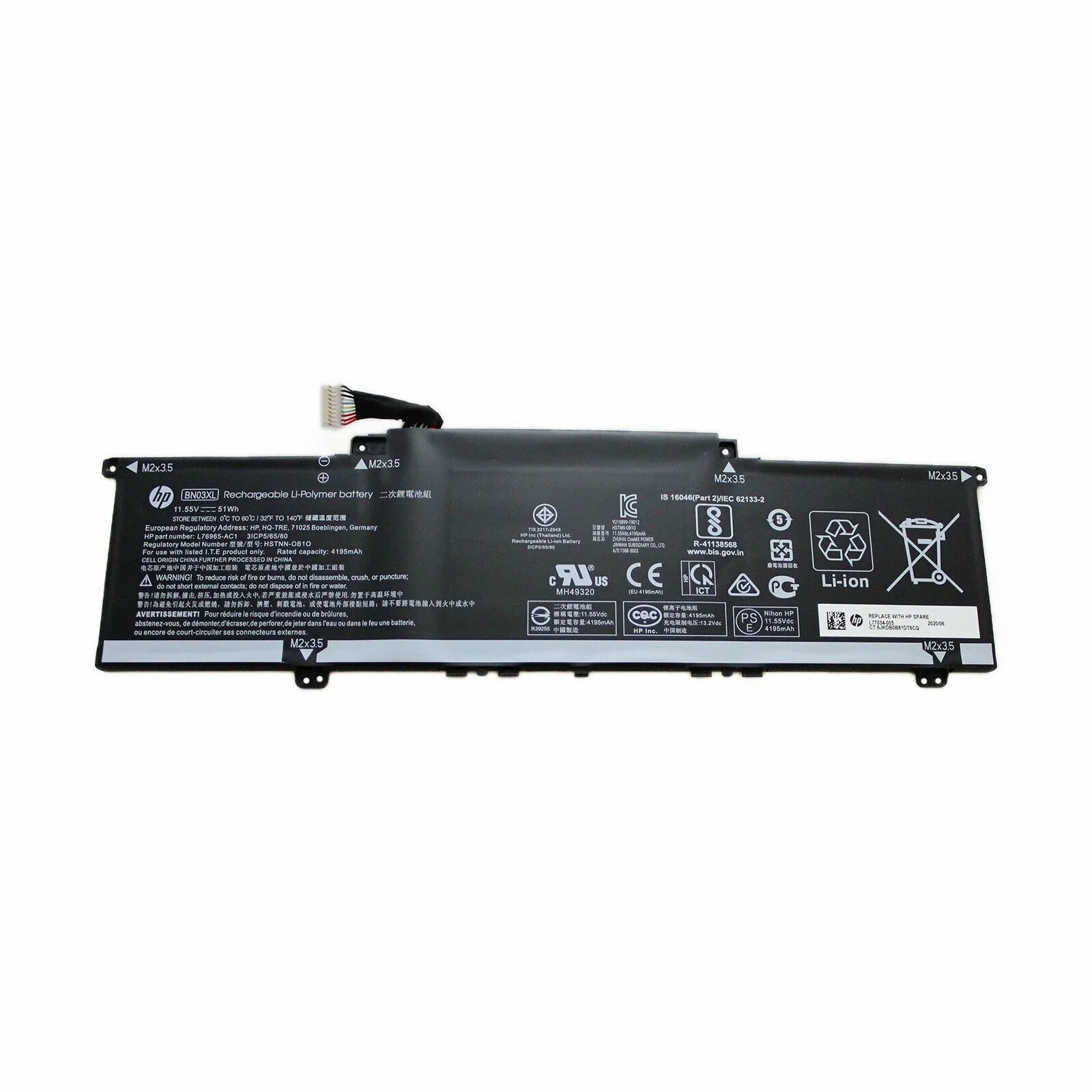 Compatible BN03XL HP Envy X360 13-AY0002ND, Envy X360 13-AR0082AU, Envy X360 13-AY 13-BA 15-ED 15-EE Laptop Battery