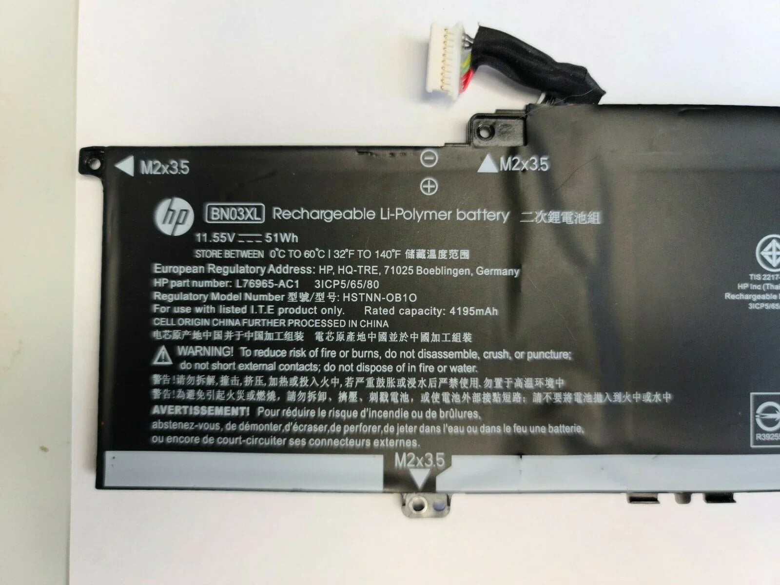Compatible BN03XL HP Envy X360 13-AY0002ND, Envy X360 13-AR0082AU, Envy X360 13-AY 13-BA 15-ED 15-EE Laptop Battery - Image 4