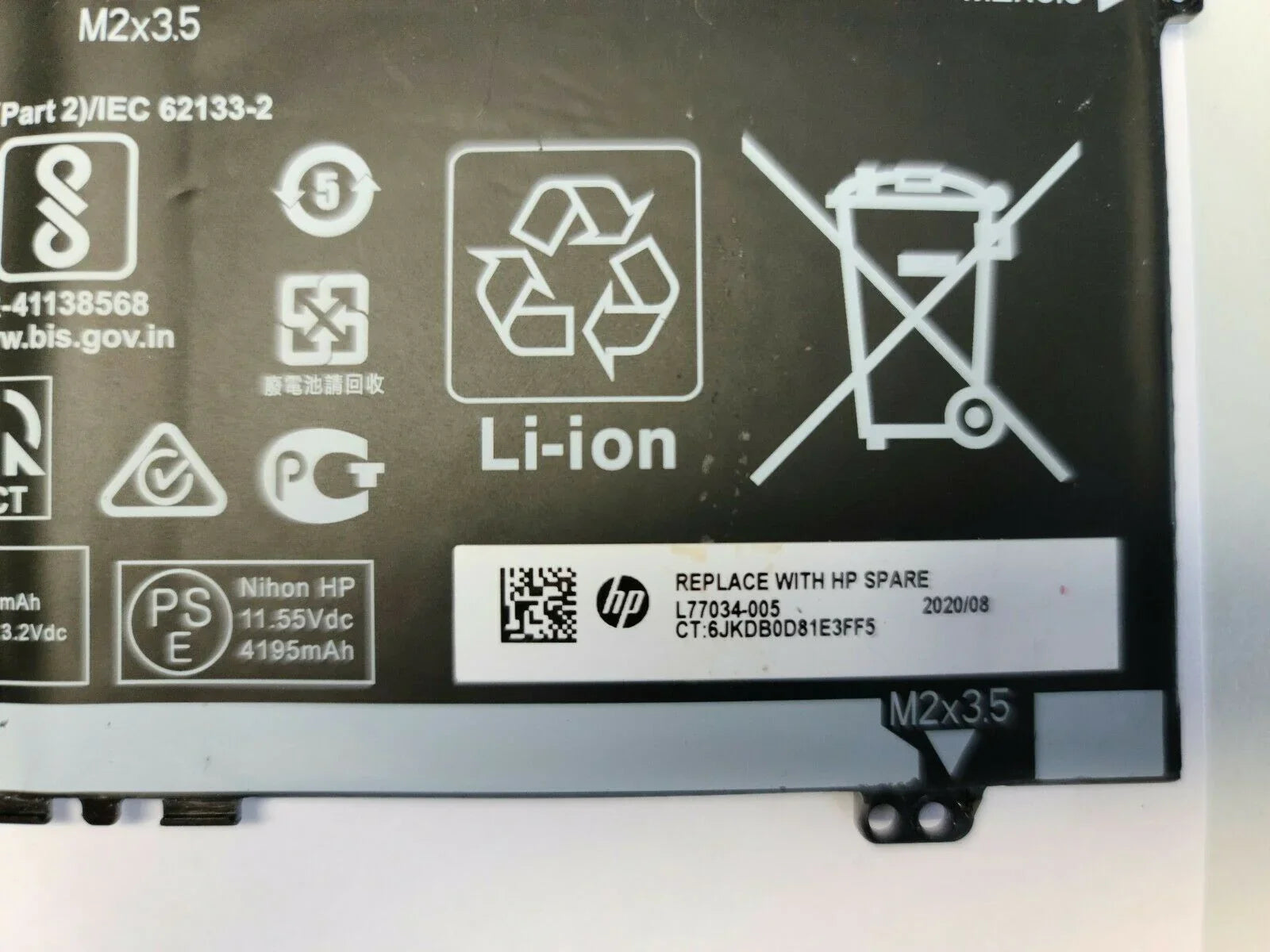 Compatible BN03XL HP Envy X360 13-AY0002ND, Envy X360 13-AR0082AU, Envy X360 13-AY 13-BA 15-ED 15-EE Laptop Battery - Image 5