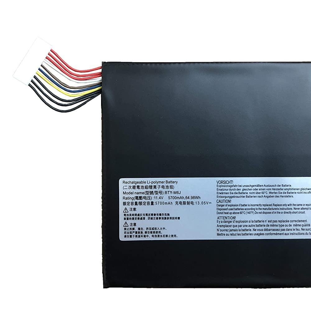 BTY-M6J MSI GS63VR GS73VR 6RF GS43VR Stealth GS63 GS73 6RF016CN WS63 WS63VR GS73VR 11.4V 64.98Wh Laptop Battery - Image 2