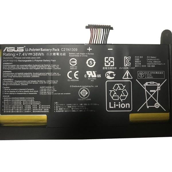 C21N1309 Compatible Asus VivoBook S301LA-DH122H, VivoBook V301LA-DH076H, R304L Series Laptop Battery - Image 2