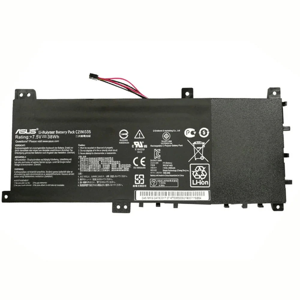 C21N1335 Compatible Asus VivoBook S451LN-CA004H, VivoBook S451LN-CA021H Laptop Battery