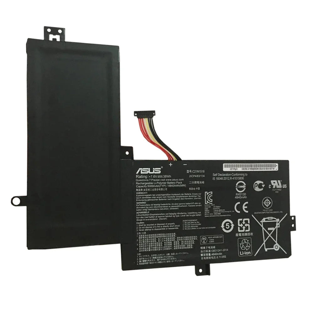 C21N1518 Compatible Asus VivoBook Flip TP501UA-CJ016T, VivoBook TP501UQ-UB71T Laptop Battery
